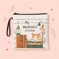 Funda para libro "My Weekend  is all booked"