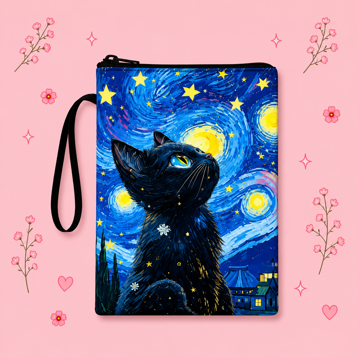 Funda Gato Estrellado