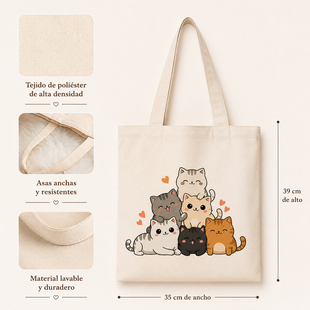 Tote Bag Pandilla Gatuna
