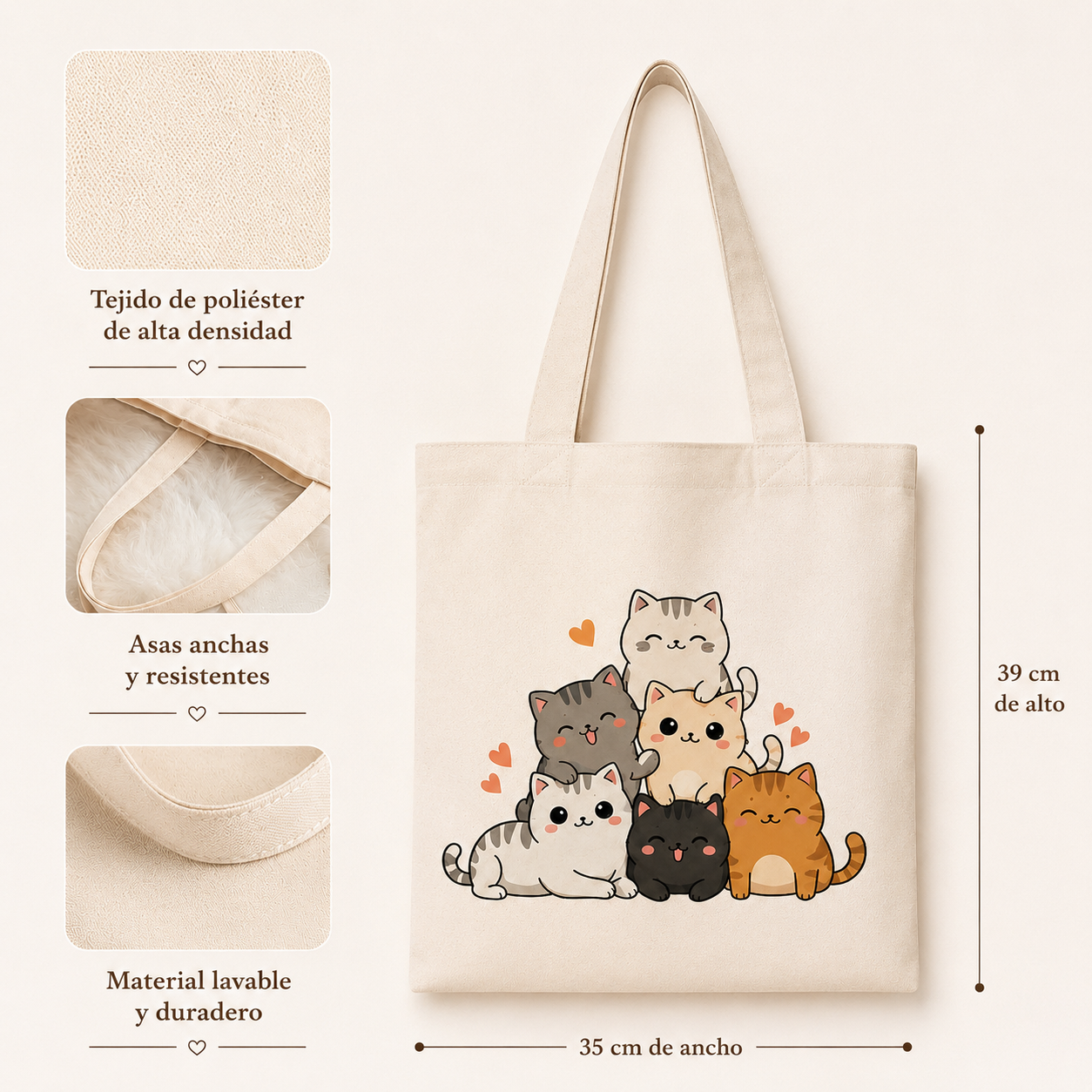 Tote Bag Pandilla Gatuna