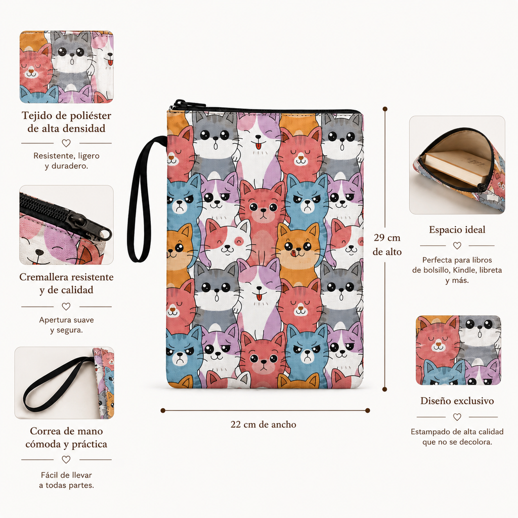 Funda Gatitos Kawaii