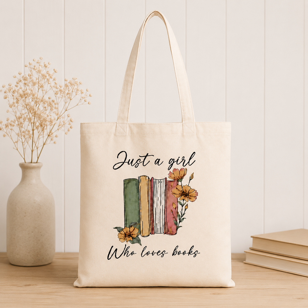 Tote Bag Just a Girl Who Loves Books