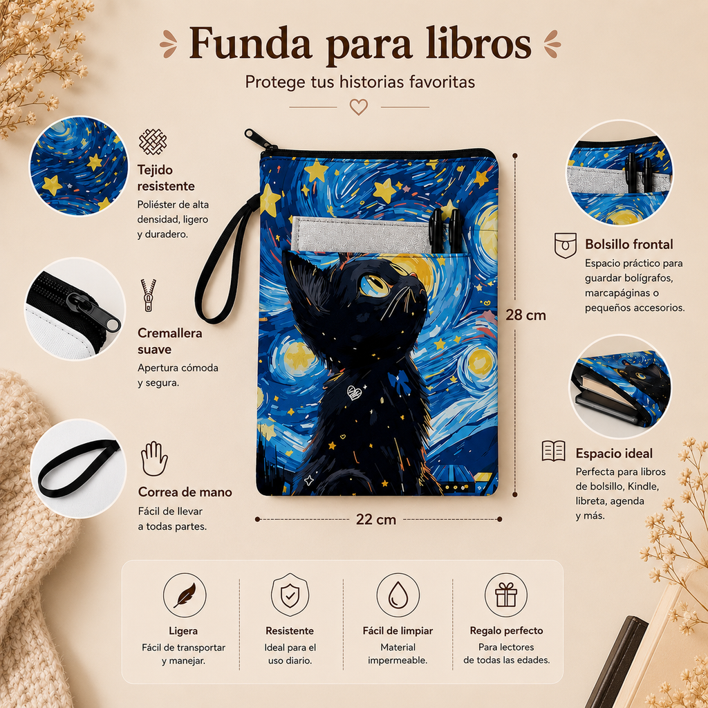 Funda Gato Estrellado