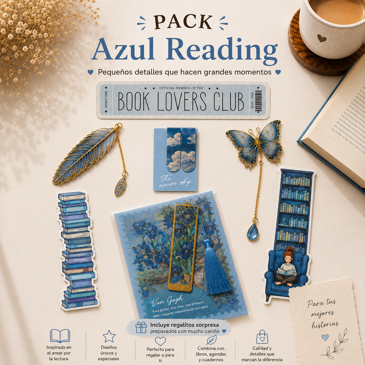 Pack Azul Reading